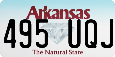 AR license plate 495UQJ