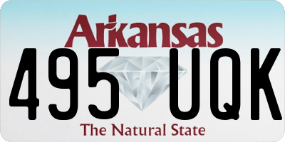 AR license plate 495UQK