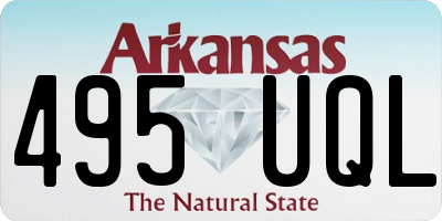 AR license plate 495UQL