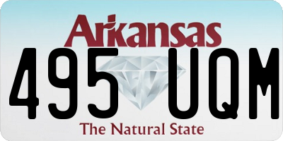 AR license plate 495UQM
