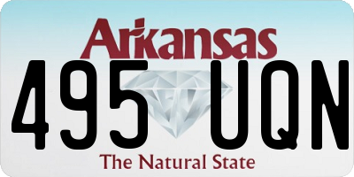 AR license plate 495UQN