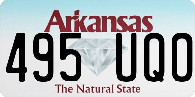 AR license plate 495UQO