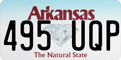 AR license plate 495UQP