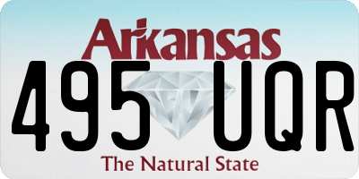 AR license plate 495UQR