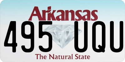 AR license plate 495UQU