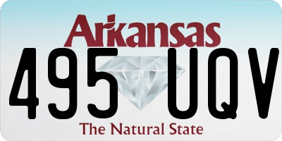 AR license plate 495UQV