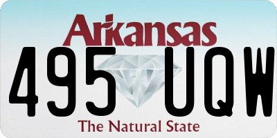 AR license plate 495UQW