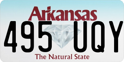 AR license plate 495UQY