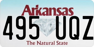 AR license plate 495UQZ