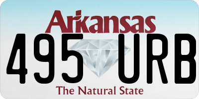 AR license plate 495URB