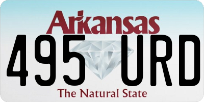 AR license plate 495URD