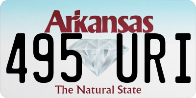 AR license plate 495URI