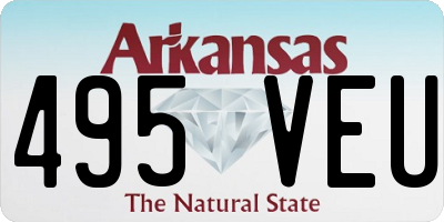 AR license plate 495VEU