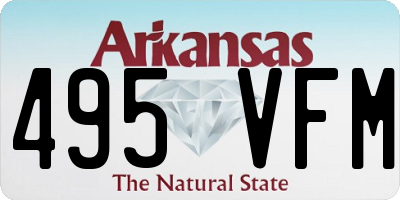 AR license plate 495VFM