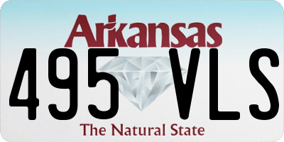 AR license plate 495VLS