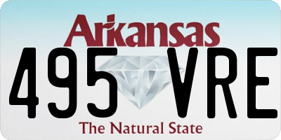 AR license plate 495VRE
