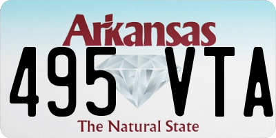 AR license plate 495VTA