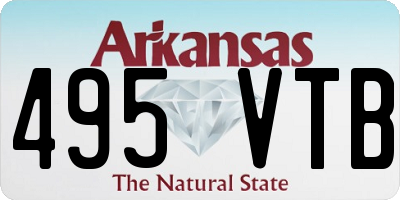 AR license plate 495VTB