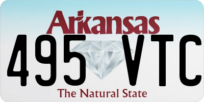 AR license plate 495VTC