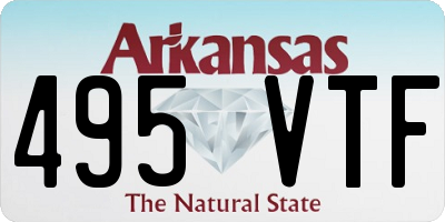 AR license plate 495VTF