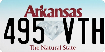 AR license plate 495VTH