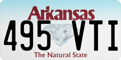 AR license plate 495VTI