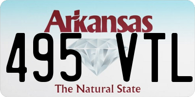 AR license plate 495VTL
