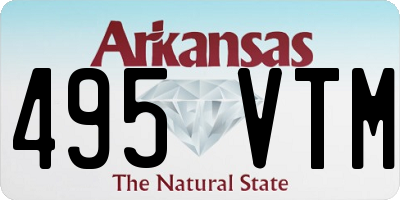 AR license plate 495VTM