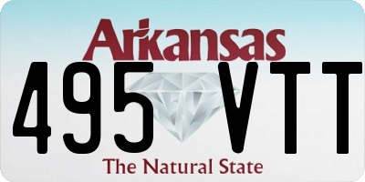 AR license plate 495VTT
