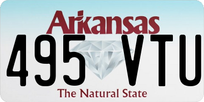 AR license plate 495VTU