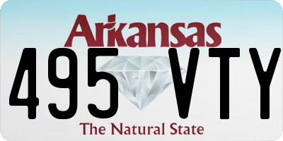 AR license plate 495VTY