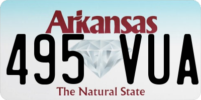 AR license plate 495VUA