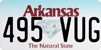 AR license plate 495VUG