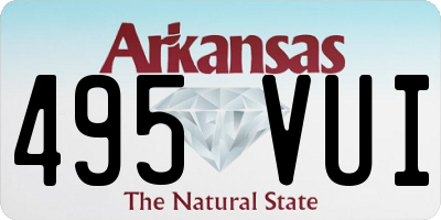 AR license plate 495VUI