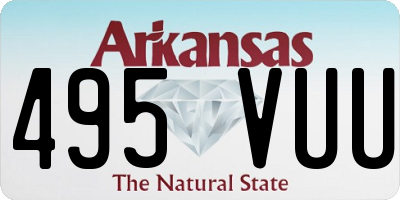 AR license plate 495VUU
