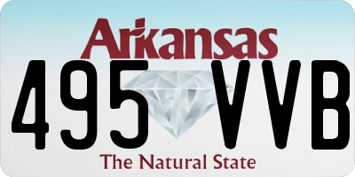 AR license plate 495VVB