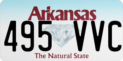 AR license plate 495VVC