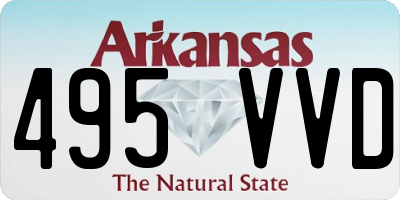 AR license plate 495VVD