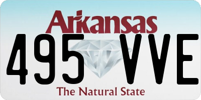 AR license plate 495VVE