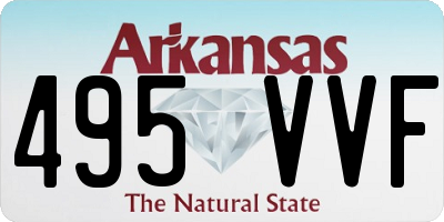 AR license plate 495VVF