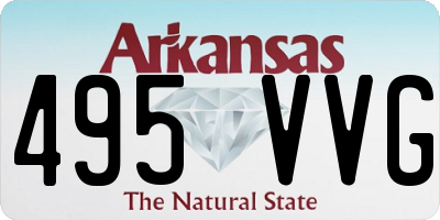 AR license plate 495VVG