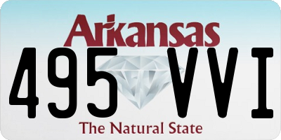 AR license plate 495VVI