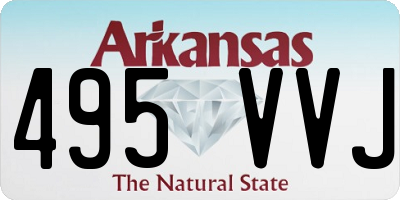 AR license plate 495VVJ