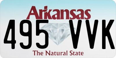 AR license plate 495VVK