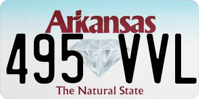 AR license plate 495VVL