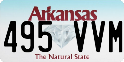 AR license plate 495VVM