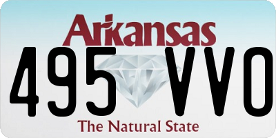 AR license plate 495VVO