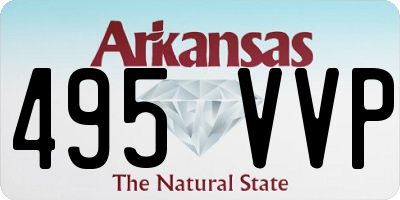 AR license plate 495VVP