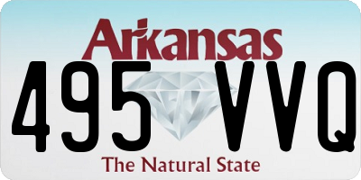 AR license plate 495VVQ