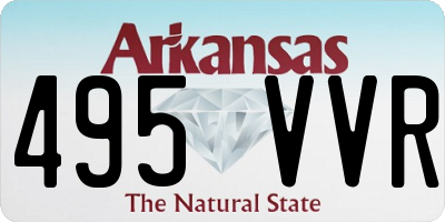 AR license plate 495VVR